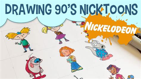 how to draw nickelodeon characters.